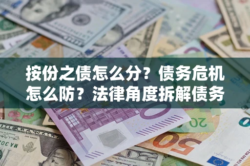 北京按份之债怎么分？债务危机怎么防？法律角度拆解债务分配与风险自保指南