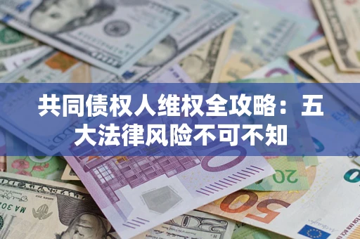 北京共同债权人维权全攻略：五大法律风险不可不知