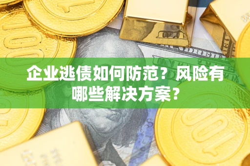 北京企业逃债如何防范？风险有哪些解决方案？