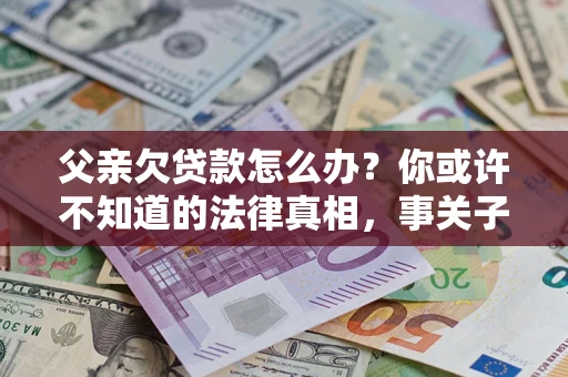 北京父亲欠贷款怎么办？你或许不知道的法律真相，事关子女未来