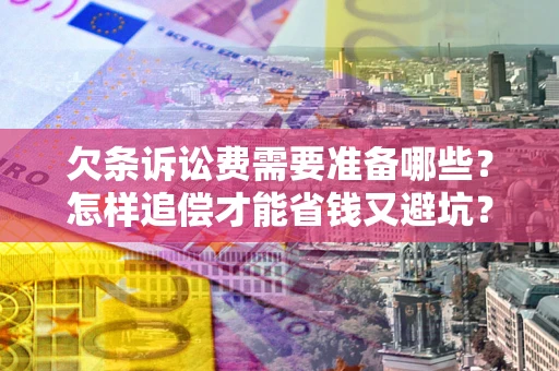 北京欠条诉讼费需要准备哪些？怎样追偿才能省钱又避坑？