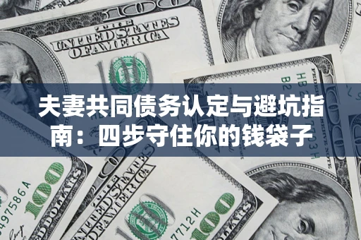 北京夫妻共同债务认定与避坑指南：四步守住你的钱袋子