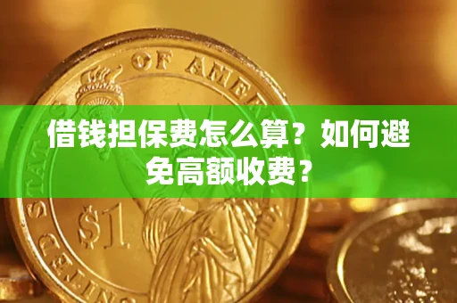 北京借钱担保费怎么算？如何避免高额收费？